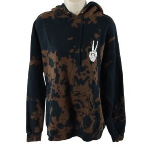 Artist Union Clothing Co. Black and Brown Graphic Hoodie